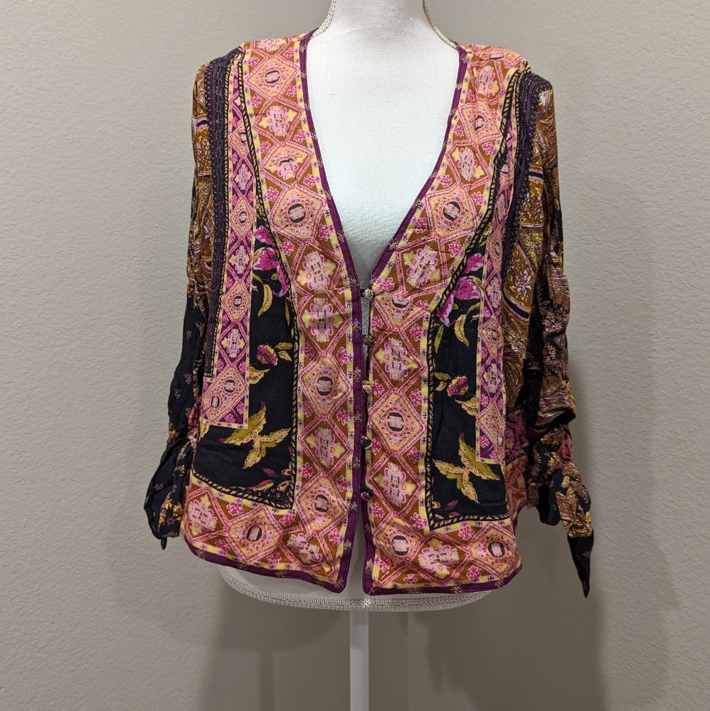 Free People Womens Catch Me If You Can Blouse XS NWT